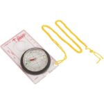 Coleman 4 In. Nickel-Plated Map Compass