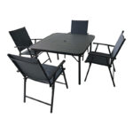 Outdoor Expressions Fairview 5-Piece Foldable Dining Set