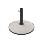 Outdoor Expressions 17 Inch Round Tan Concrete Umbrella Base