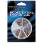 SouthBend 75-Piece Assorted Hook, Swivel & Sinker Kit