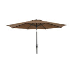 Outdoor Expressions 9 Ft. Aluminum Tilt or Crank Brown Patio Umbrella