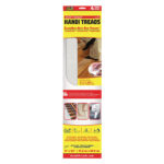 Handi Treads ClearGrip 6x24 Inch Non-Slip Grit Treads 4 Pack