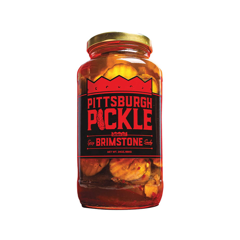 829624.jpg Pittsburgh Pickle Company Brimstone 24 Oz. Pickle Chips - Image 1