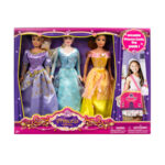 Group 3 Pack Princess Dolls With Castle Bag