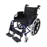 We Care Senior Living Wheelchair Folding Armrest and Removable Footrest