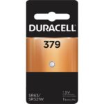 Duracell 379 Silver Oxide Button Cell Battery