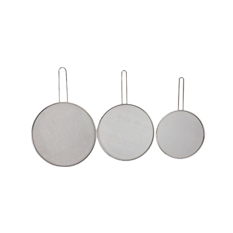 848974134938-u.jpg Core Kitchen 3 Piece Silver Stainless Steel Splatter Screen Set - Image 1