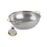 Core Kitchen 5 Qt Silver Stainless Steel Colander
