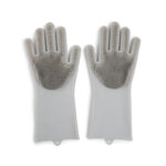 Core Kitchen Silicone Cleaning Gloves Gray