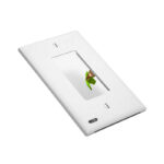 SnapPower Switch Light Rocker Switch Wall Plate White