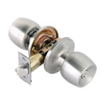 Toledo Malaga Satin Stainless Steel Keyed Entry Lock