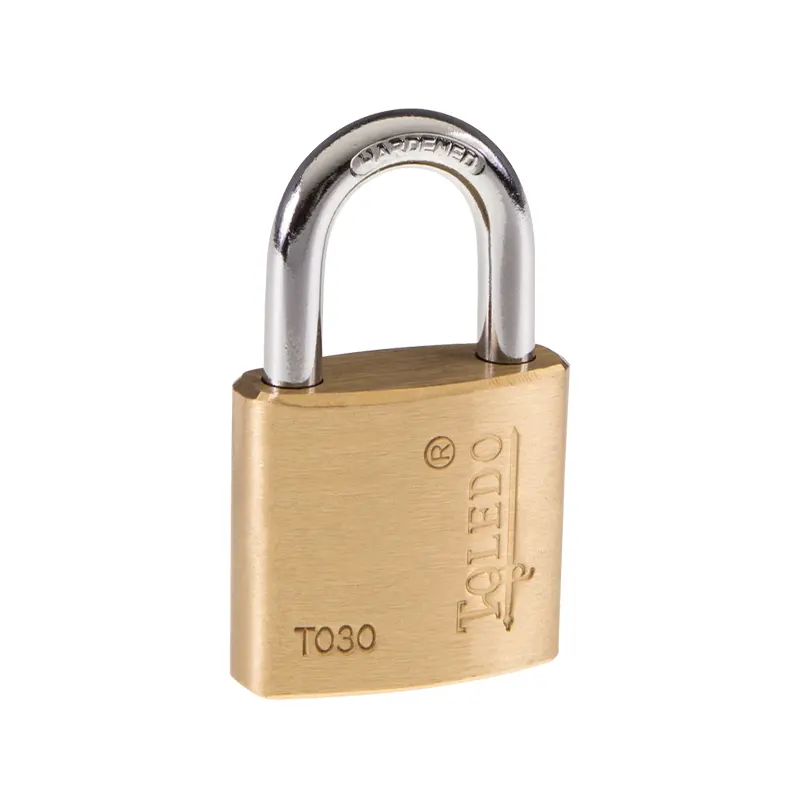 871193000722 Toledo Brass Padlock 30MM - Image 1
