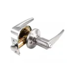 Toledo Barcelona Keyed Entry Door Handle Set Satin Nickel