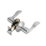 Toledo Jaen Keyed Entry Lever Satin Nickel