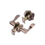 Toledo Jaen Single Cylinder Lever Set Antique Copper