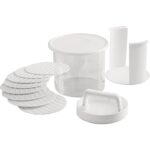 Mr. Bar-B-Q 6 In. Hamburger Press & Storage Container