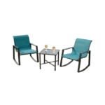 Outdoor Expressions Naples Rocking Bistro Set 3 Piece
