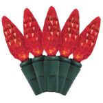 J Hofert Red 210-Bulb C6 LED Light Set