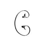 Arteferro C-Scroll With End Leaves, (13-3/4" x 9-1/16" x 1/2")