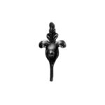 Arteferro Forged Leaf Design Wrougth Iron Raw, (8-5/8" x 4-1/2" x 5/32")