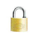 Brown USA Solid Brass Padlock (60mm)