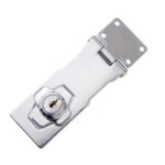 Brown USA Chrome Plated Hasp And Staple (3'')