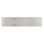 Door Kick Plate Aluminum (8 X 34 Inch) - Satin Nickle