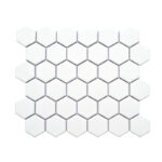 Emser Impact 11x13 Inch White Porcelain Hex Wall Tile
