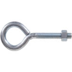 Hardware Essentials Eye Bolt With Hex Nut Zinc (#10-24 X 2-1/2")