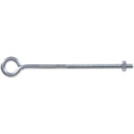 Hardware Essentials Eye Bolt With Hex Nut Zinc (1/4"-20 X 6")