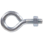 Hardware Essentials Eye Bolt With Hex Nut Zinc (5/16"-18 X 2-1/2")