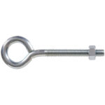Hardware Essentials Eye Bolt With Hex Nut Zinc (5/16"-18 X 4")