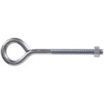 Hardware Essentials Eye Bolt With Hex Nut Zinc (3/8"-16 X 6")