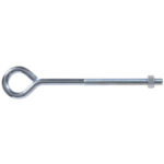 Hardware Essentials Eye Bolt With Hex Nut Zinc (3/8"-16 X 8")