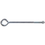 Hardware Essentials Eye Bolt With Hex Nut Zinc (1/2"-13 X 12")