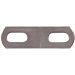 Hardware Essentials U-Bolt Square Plate Stainless Steel (1 X 1-1/8")