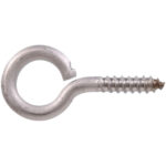Hardware Essentials Screw Eye Stainless Steel (0.225" X 2-3/16")