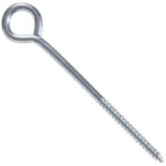 Hardware Essentials Lag Thread Screw Eye Zinc (1" X 5")