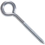 Hardware Essentials Lag Thread Screw Eye Zinc (5/16" X 4")