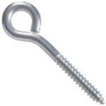 Hardware Essentials Lag Thread Screw Eye Zinc (5/16" X 5")