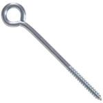 Hardware Essentials Lag Thread Screw Eye Zinc (5/16" X 6")