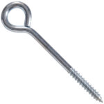 Hardware Essentials Lag Thread Screw Eye Zinc (3/8" X 6")