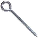 Hardware Essentials Lag Thread Screw Eye Zinc (1/2" X 8")