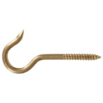 Hardware Essentials Ceiling Hook Brass (0.243" X 4-1/8")