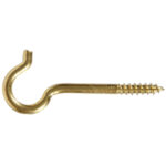 Hardware Essentials Ceiling Hook Brass (0.135" X 2-1/16")