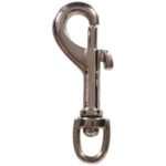 Hardware Essentials Round Swivel Eye Bolt Snap Zinc (3/8" X 3")