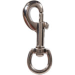 Hardware Essentials Round Swivel Eye Bolt Snap Nickel (5/8" X 3-5/8")