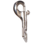 Hardware Essentials Strap Fixed Eye Bolt Snap Nickel (1" X 3-1/8")