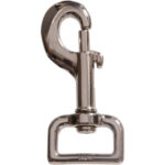 Hardware Essentials Strap Swivel Eye Bolt Snap Nickel (1" X 3-3/8")