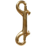 Hardware Essentials Double Ended Bolt Snap Brass (3-3/8")